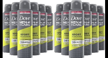 Dove Men Care Sport Active - Fresh Deodorant 150 ml - Voordeelverpakking 12 stuks