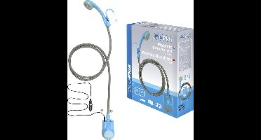 ProPlus Oplaadbare Mobiele Douche - Campingdouche - Reisdouche - Buitendouche - Oplaadbare Accu - Complete Set - 3.7 Volt - USB-oplaadkabel - Inclusief ophangaccessoires
