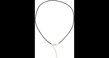 Ruben Robijn Ketting - Leer - 46 cm - 2mm breed