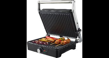 Tomado TGC4001S - XXL contactgrill - 30 x 24 cm - Instelbare temperatuur - Grill apparaat - Tosti apparaat - PFAS vrij - 2000 watt