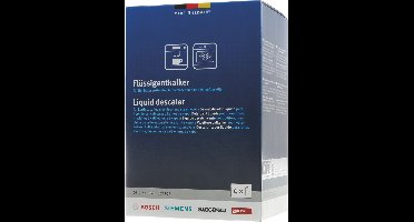Bosch / Siemens Ontkalker voor koffieautomaten, waterkokers en Stoomovens - 4x 250 ml