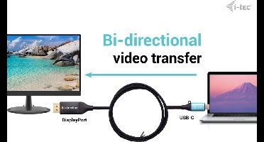 i-tec USB-C DisplayPort Bi-Directional Cable Adapter 8K/30Hz 150cm