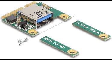 DeLOCK 80039 interfacekaart/-adapter Intern USB 2.0