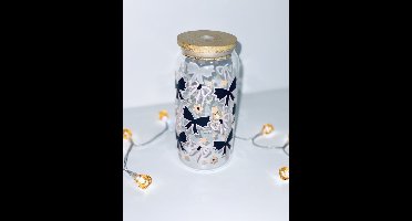 Halloween Ijskoffie & Smoothie Beker – Glas met Rietje & Uniek Print Design