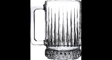 Pasabahce - koffie- en theeglas - Elysia - 310ml - transparant - set van 2 met handvat