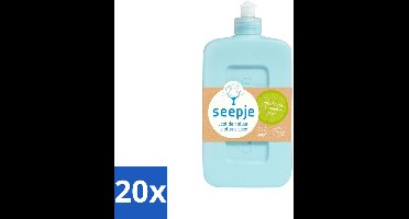 20 x Seepje - Afwasmiddel - Milieuvriendelijk - Tintelfrisse Limoen Geur - 500 ml - Afwasmiddel - Milieuvriendelijk - Huidvriendelijk - Biologisch Afbreekbaar - Ecocert