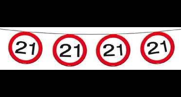 Folat - Vlaggenlijn verkeersbord 21 (12 meter)