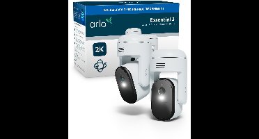 Arlo Essential3 2K PTZ beveiliginsgcamera voor buiten - 2 IP-Camera's