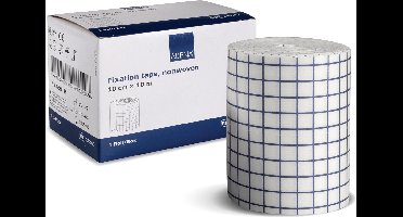 Abena Fixatie Pleister op Rol - Elastische Fixatie Tape - 1 Rol - Ademend en Huidvriendelijke Wondverzorging - 10 cm x 10 meter