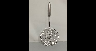 Frituurschep / Schuimspaan metaal RVS 43,0 cm - Ook als Oliebollenschep te gebruiken