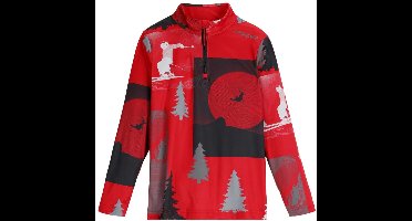 Spyder Jacobs Sweatshirt Met Halve Rits Rood 8 Years Jongens,Meisjes