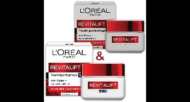 L’Oréal Paris Revitalift Dag en Nacht Crème Set 2×50ml - Anti-rimpel & verstevigend