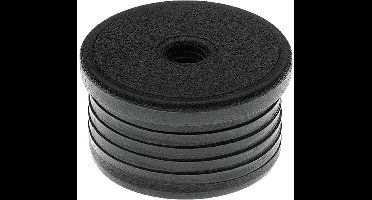 ronde insteekdop met schroefdraad - 25mm - 20 stuks - eindkap - inslagdop - kunststofdop - profieldop