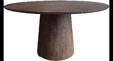 Old Inn - Eetkamertafel Oslo 130cm Bruin