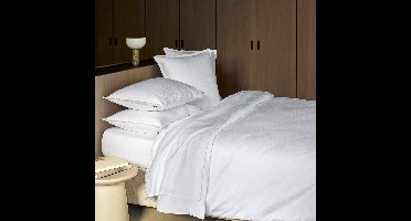 Hugo Boss dekbedovertrek Lattice milk 240/220