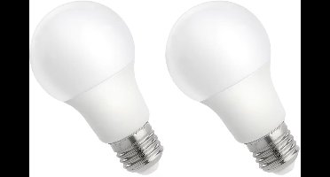 Spectrum LED Lamp E27 9W - 230V - 820 Lumen - 4000K Neutraal Wit - Natuurlijk Licht - Energiezuinig - 2 stuks
