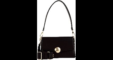 LACOSTE schoudertas Flap Shoulder Bag Noir zwart