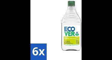 Ecover - Afwasmiddel - Citroen & Aloë Vera - 450 ml - Voordeelverpakking - 6 stuks