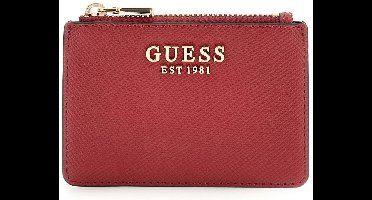 GUESS kaarthouder Laurel II SLG Card Case Garnet rood