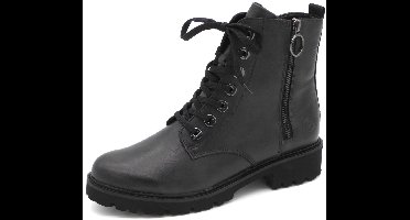 Remonte Groene Leren Dames Veterboots - Groen - 41