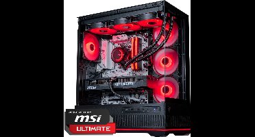 FlowUp x Powered By MSI - De Joyride Gaming PC - Skate - AMD Ryzen 7 7800X3D - NVIDIA RTX 5070 Ti 16GB - 32 GB DDR5 RAM - 2TB - Waterkoeling