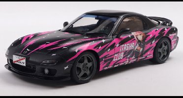 Mazda RX7 FD3RS Solido Works ITASHA Club '99, roze (pink) Solido schaal 1:18