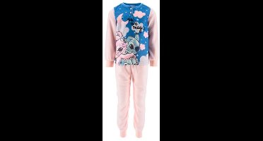 Disney Lilo & Stitch Pyjamaset Roze Fleece Maat 98
