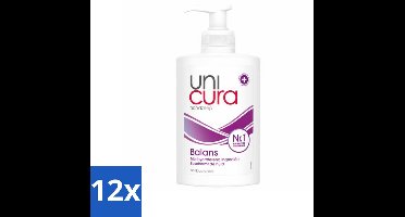 12 x Unicura Vloeibare Handzeep Anti Bacterieel Balans 250 ml - Antibacteriële Handzeep - Vloeibare Handzeep - Handzeep - Huidverzorging - Antibacterieel