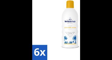 6 x Melkmeisje Bad en Douche Crème Zonnebloem en Melk 1000 ml - Douchecrème - Melkmeisje - Zonnebloem - Melkproteïnen - Huidverzorging