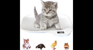 Azomor® Digitale weegschaal voor nauwkeurige meting van kleine huisdieren en meer