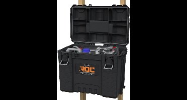 Keter ROC Pro Gear Heavy Duty Tool Storage XL Toolbox Zwart/Grijs