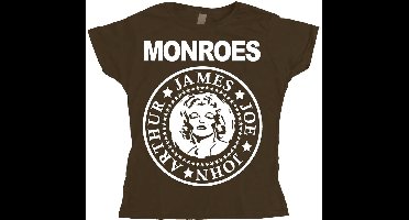 Marilyn Monroe Damen Girly T-Shirt SH-5-15139-H10-5 Brown-L