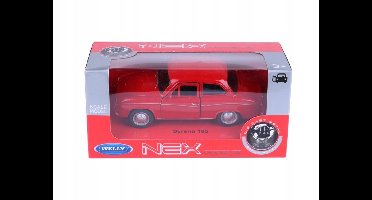 Welly Syrena 105 Modelauto Rood 1:34 - Metalen Speelgoed