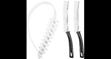 Wasrobots voor Wasmachines en Radiatoren – 3 Stuks Reinigingsborstel met Lange Handgreep en Flexibele Afvoerborstel