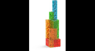 Geomag MagiCube Kleurrijk Recycled - Magnetische Bouwblokken - 64-delig - Vanaf 1 jaar