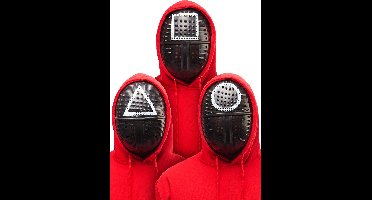 Guard Maskerset - Set van 3 Maskers voor Volwassenen - Rubies - One Size