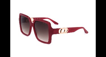 Trussardi TSW9014 T01 TRANSLUCENT WINE RED 56/17/142 Vrouw Zonnebrillen