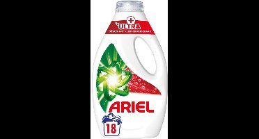 Ariel Vloeibaar Wasmiddel +Ultra Vlekverwijderaar 18 Wasbeurten 810 ml