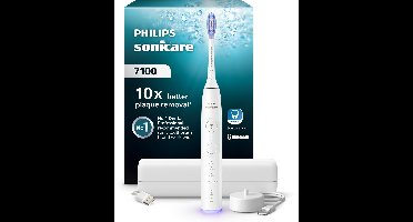 Philips Sonicare 7100 Series - Elektrische Tandenborstel - Wit - Reisetui - Gezonder tandvlees - HX7420/01