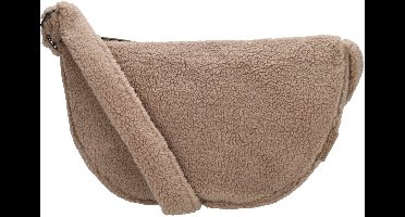 Beagles Lugo Schoudertas - Crossbody - Crossover - Teddy - Dames Tas - Taupe