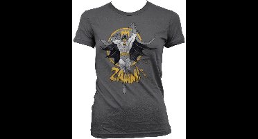 Batman Zamm! Girly T-Shirt Damen Dark-Grey-M