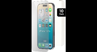 Mobiparts Screenprotector geschikt voor Apple iPhone 17 Apple iPhone 17 Pro - Gehard Glas - Anti-bacterieel -