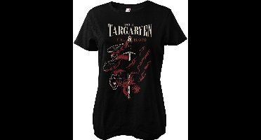 Game of Thrones Damen T-Shirt House Targaryen Girly Tee WB-5-GOT004-H38-4 Black-L