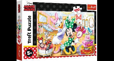 Trefl puzzel Disney Minnie - 100 stukjes - Minnie in beauty salon.