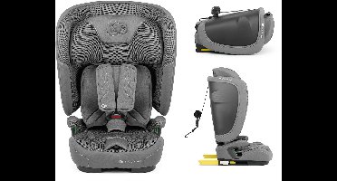 Kinderkraft FIX2GO i-Size Autostoel – 76-150 cm – Groep 2/3 – R129 Goedgekeurd – Grijs