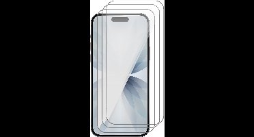Screenprotector geschikt voor iPhone 17 - 3x Glas Screen Protector