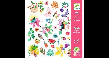 Djeco - Stickers Paradijs - 4 stickervellen