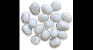 Trommelstenen Sneeuwkwarts (mt3) 250 gr.