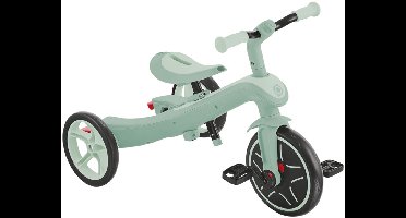Driewieler - Globber Trike 4 in 1 in Pistachio ECO - groen - 4in1 converteerbaar - met duwstang - vanaf 10 maanden tot 5 jaar