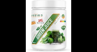 XXL Nutrition - Green Juice - Groente en Fruit Shake, Rijk aan Vitamines en Mineralen, Green Superfood Poeder - 500 gram (25 doseringen)